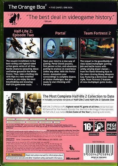 The Orange Box - XBOX 360 (B Grade) (Genbrug)